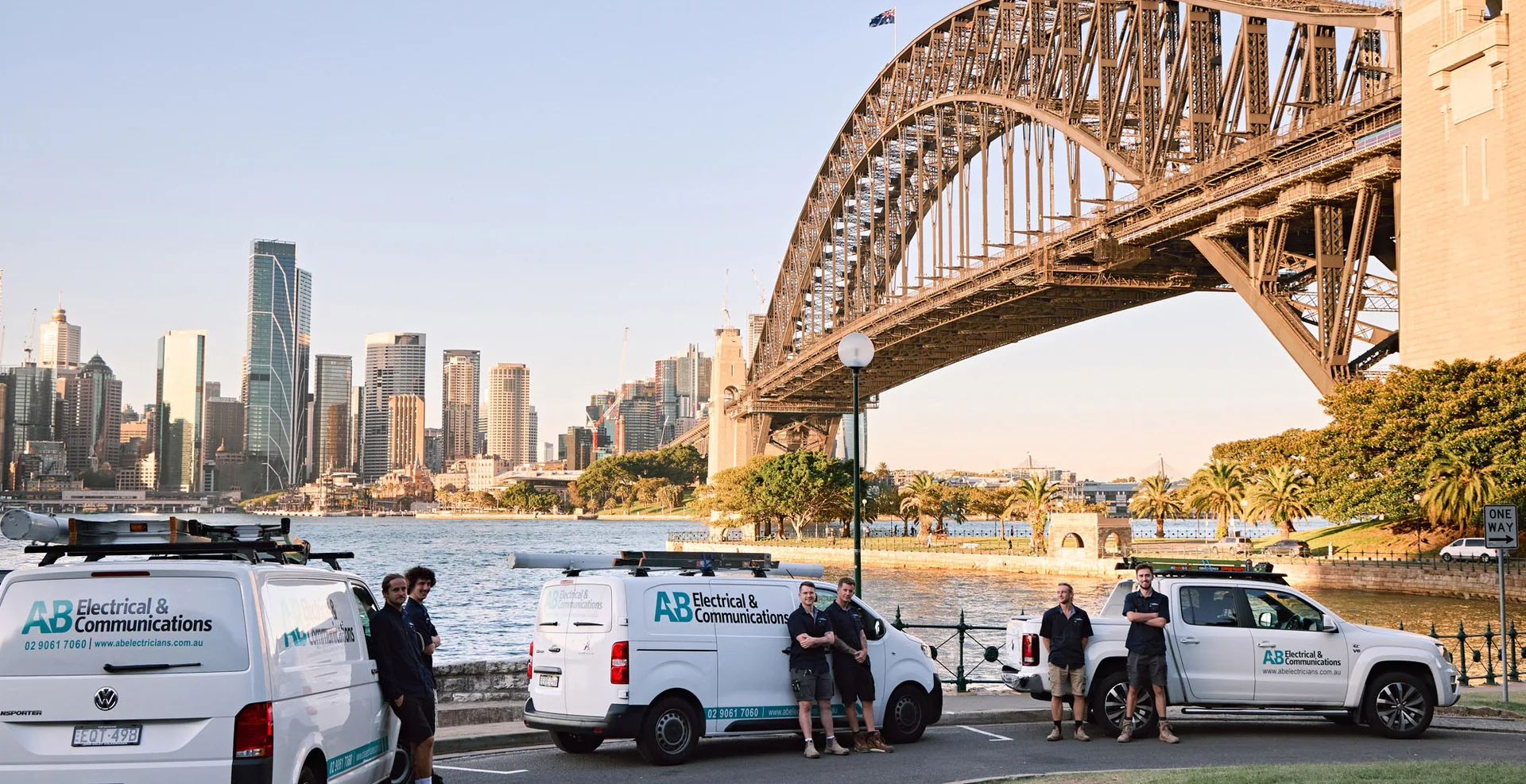 The Electricians Beecroft team at the end of a run